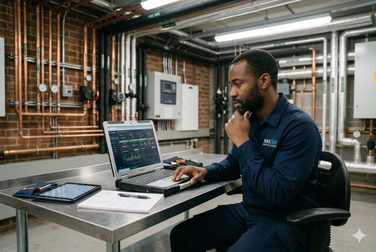 Remote monitoring dashboard — annual commissioning