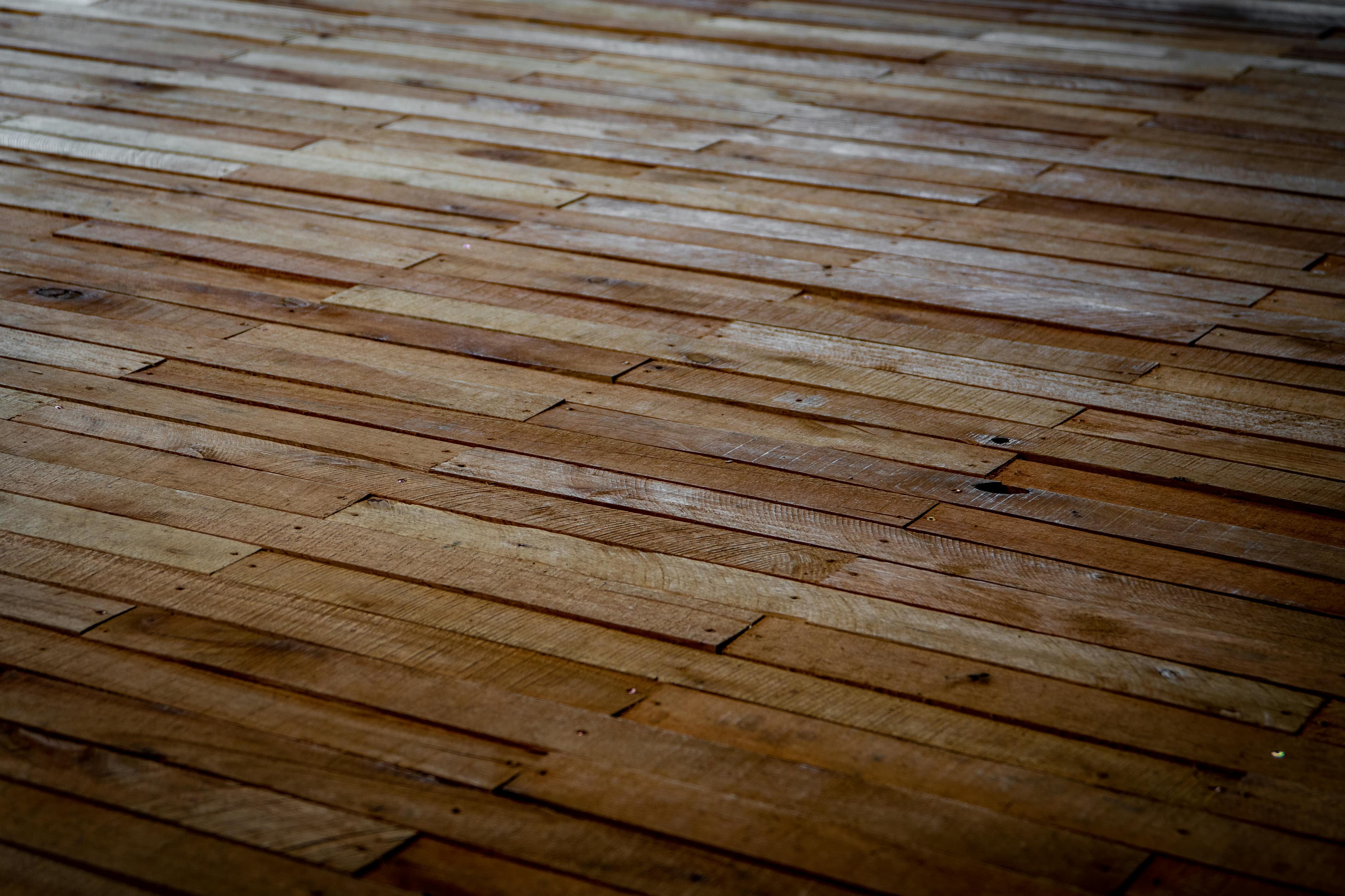 Original wide-plank floor with concealed radiant