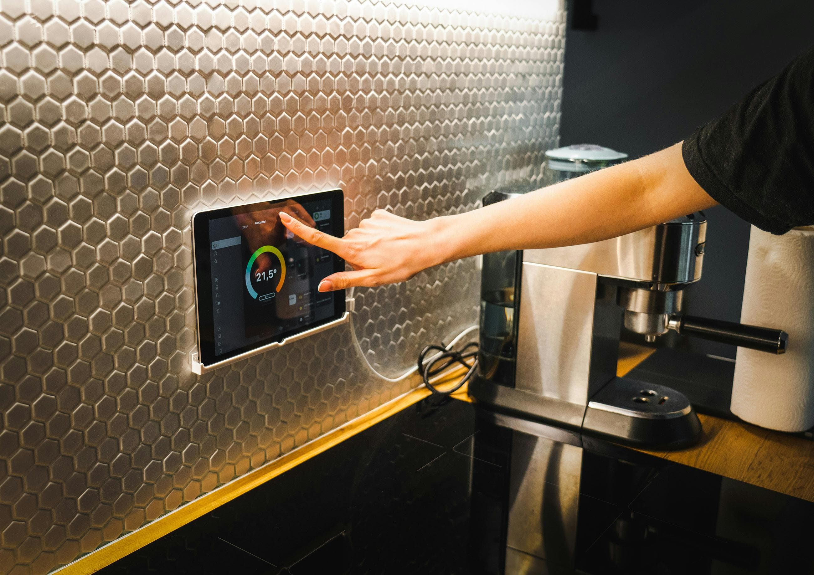 Central controls panel installation
